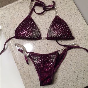 Angel competition bikini cranberry